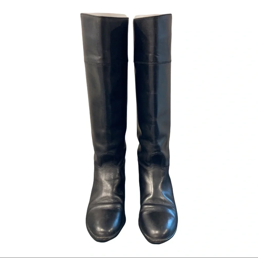 Calico sz 8 Blue Ribbon black leather riding boots